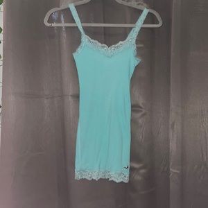 hollister lace tank top